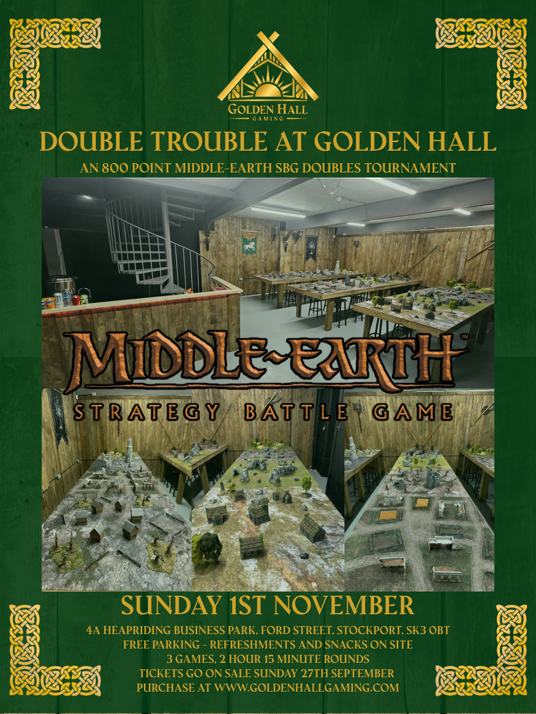 Double Trouble At The Golden Hall