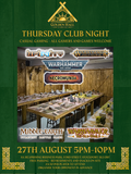 Thursday Club Night - 27th August