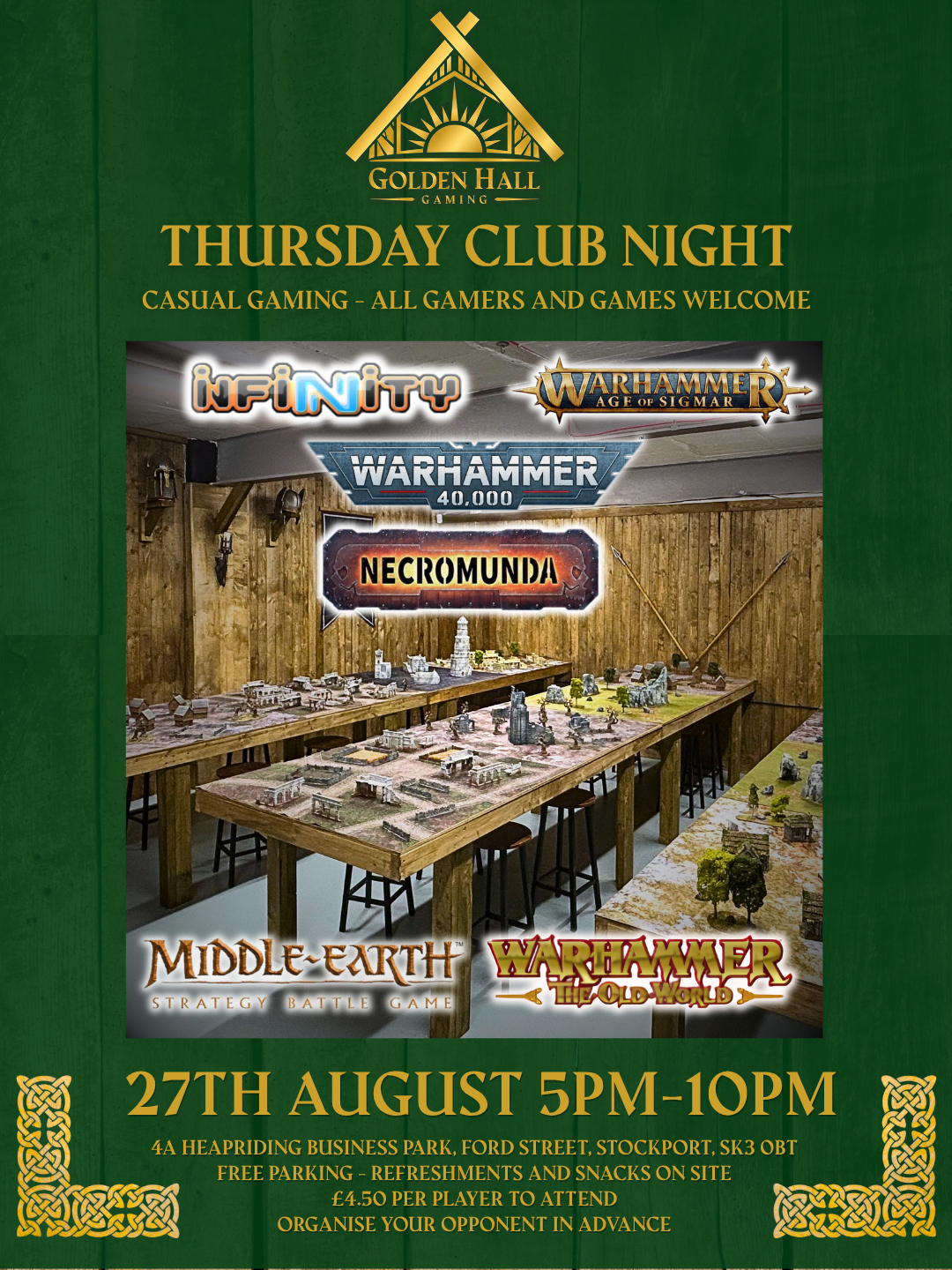 Thursday Club Night - 27th August