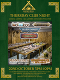 Thursday Club Night - 22nd October