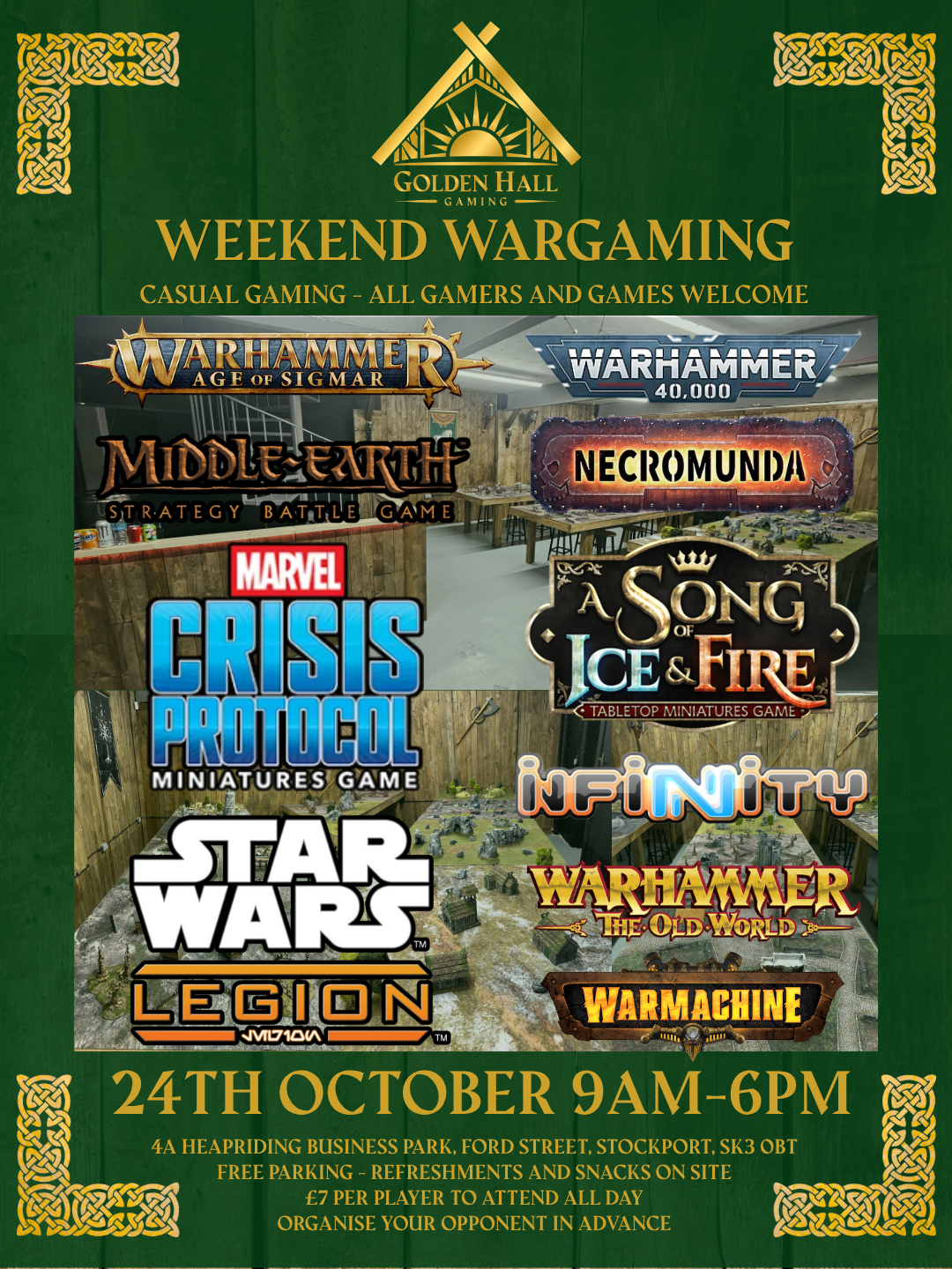 Saturday Casual Wargaming - 24th October